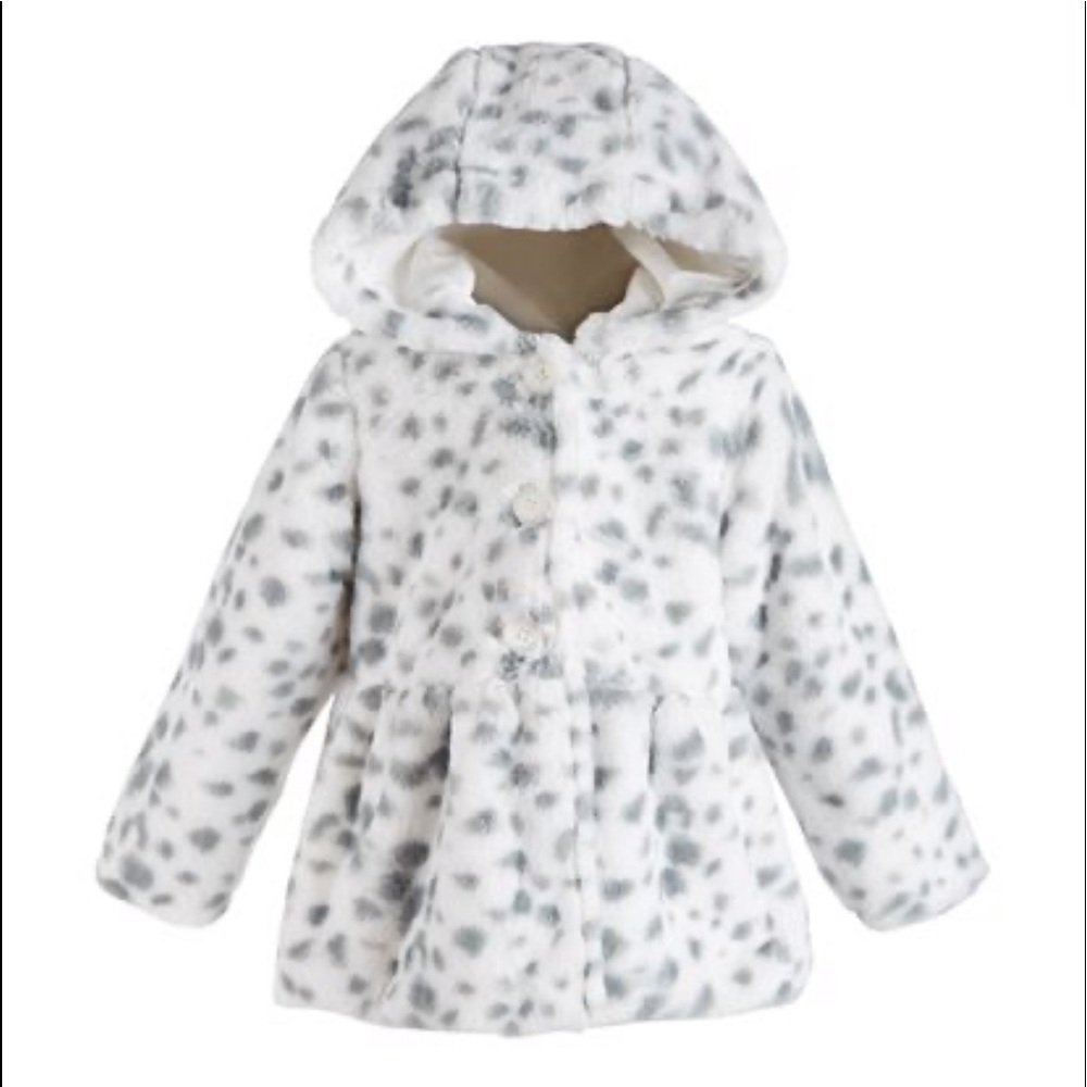 NWT! Faux Fur Coat! Girls 12 month